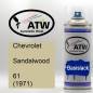 Preview: Chevrolet, Sandalwood, 61 (1971): 400ml Sprühdose, von ATW Autoteile West.